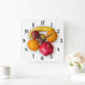 Ripe vruchten vierkante klok (Huis)