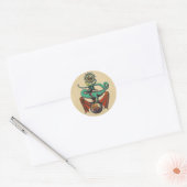 Ripley Scroll Alchemy Dragon Ronde Sticker (Envelop)