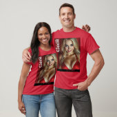 Ripped Circle Mooie vrouw T-shirt (Unisex)