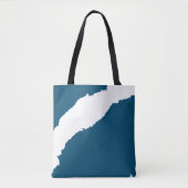 Ripped Wave Ocean blue Draagtas (Voorkant)