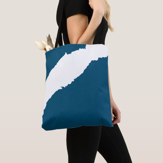 Ripped Wave Ocean blue Draagtas (Dichtbij)