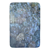 Rippelwater, brook, stoom, Stenen onder water Badmat (Voorkant Verticaal)