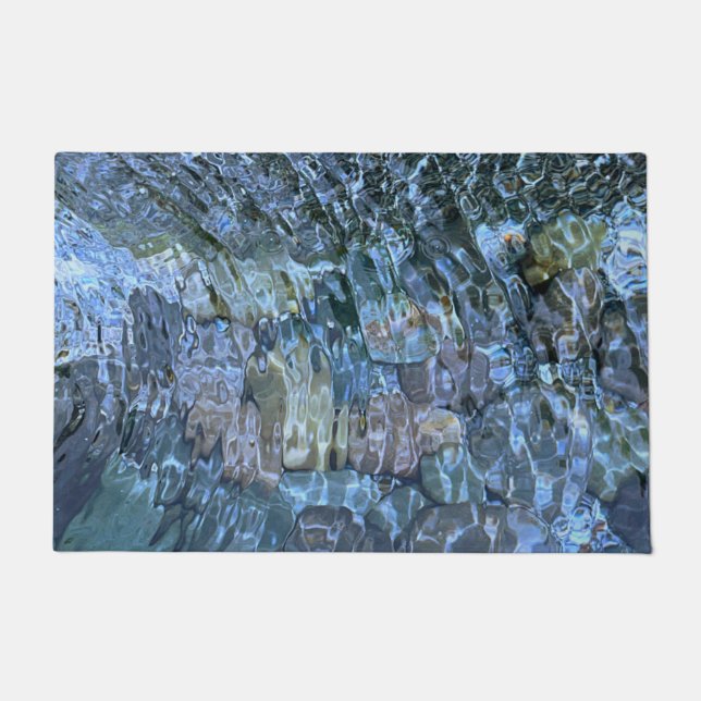 Rippelwater, brook, stoom, Stenen onder water Deurmat (Voorkant)