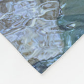 Rippelwater, brook, stoom, Stenen onder water Fleece Deken (Hoek)