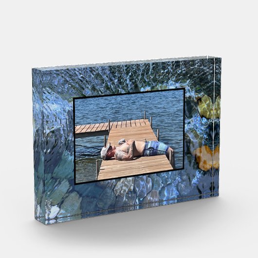 Rippelwater, brook, stoom, Stenen onder water Fotoblokken (Links)