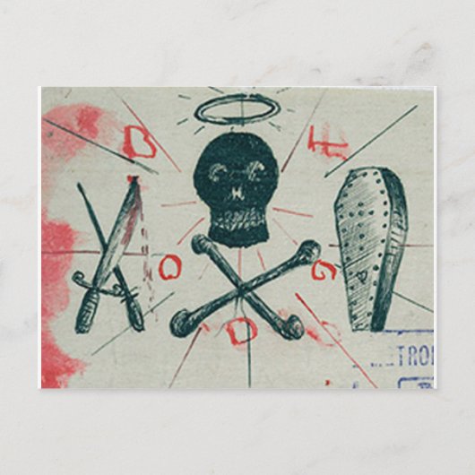 Ripper Doodles Briefkaart (Voorkant)