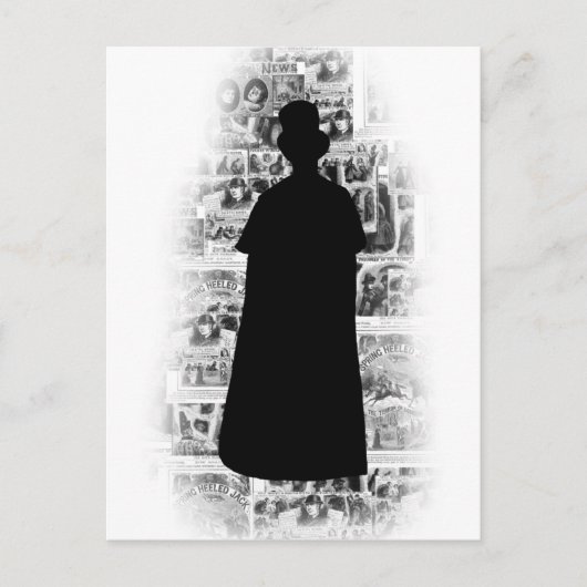 Ripper Silhouette.png Briefkaart (Voorkant)