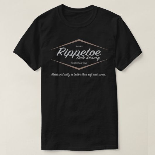 Rippetoe Salt Mining, EST 1978 T-shirt (Design voorkant)