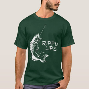 Rippin Lips humoristische visserij T-shirt
