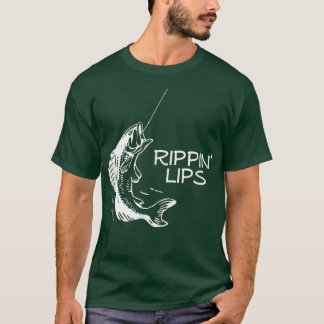 Rippin Lips humoristische visserij T-shirt