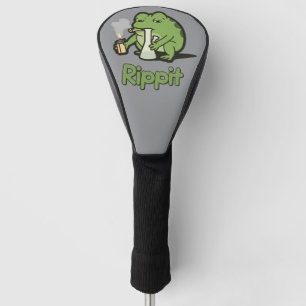 Rippit Grappige Kikker Stoner Cadeau, Stoner Meisj Golfheadcover