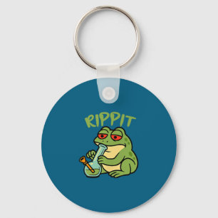 Rippit Stoner Frog Rokt Stoner Sleutelhanger