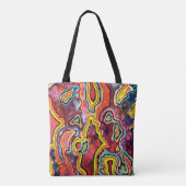 Ripple Canvas tas (Achterkant)