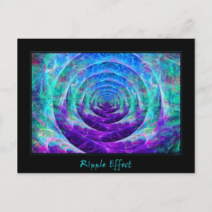 Ripple-effect Briefkaart
