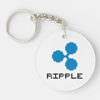 Ripple XRP 8-Bit Logo | Sleutelhanger