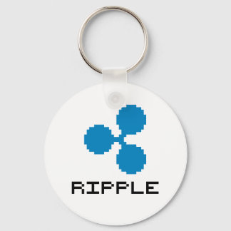 Ripple XRP 8-bits Logo | Basis-Sleutelhanger Sleutelhanger