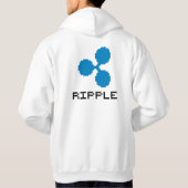 Ripple XRP 8-bits Logo | Hoodie (Achterkant)