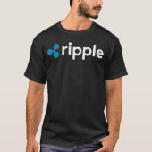 Ripple XRP Crypto Cryptocurrency Blockchain Coin L T-shirt (Voorkant)