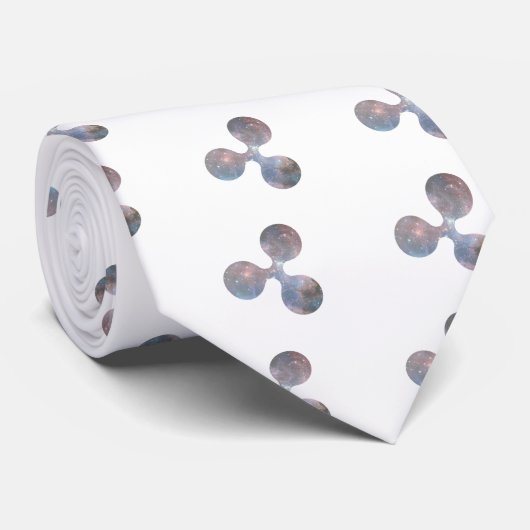 Ripple XRP cryptocurrency Stropdas (Opgerold)