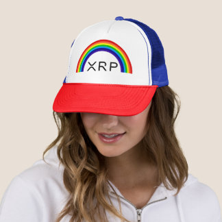 Ripple XRP regenboog baseball pet
