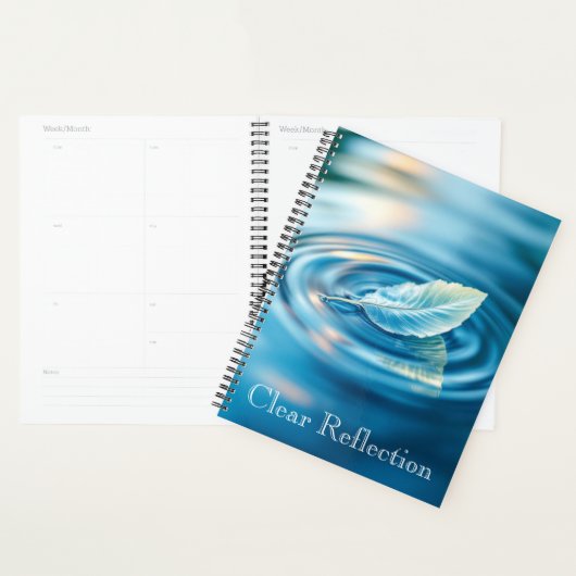 Rippled Water Reflection | Abstract Calm Water Sur Planner (Display)