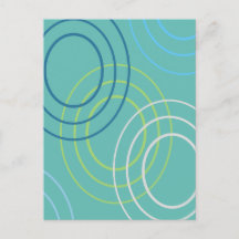 Ripples (blauw) Abstract Design