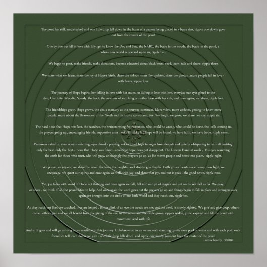 Ripples - Denise Beverly Poster (Voorkant)