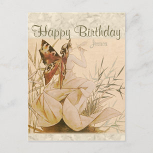 Riquer Winged nymph CC0533 Birthday Briefkaart