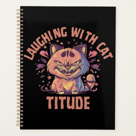 Rire avec une attitude de chat (Devant)