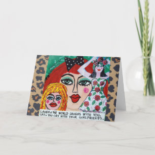 RIRE carte pour notes ET LE MONDE RIME AVEC VOUS.