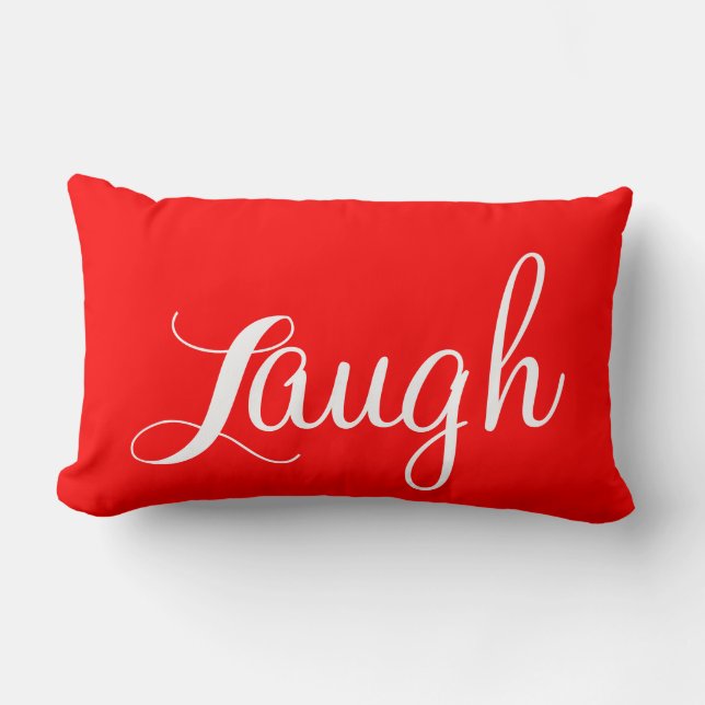 Rire - coussin décoratif (Recto)