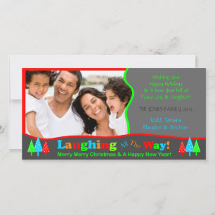 Rire de B1 tout le modèle photo de Noël de manière
