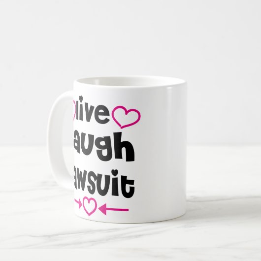 rire en direct procès tasse de café (Devant gauche)