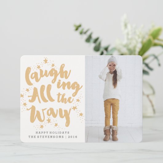 RIRE EN TOUT POINT | CARTE PHOTO VACANCES DE SCRIP (Debout devant)