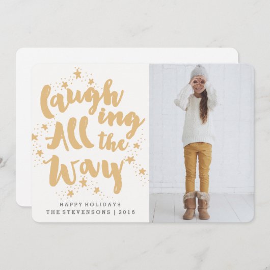 RIRE EN TOUT POINT | CARTE PHOTO VACANCES DE SCRIP (Devant / Derrière)