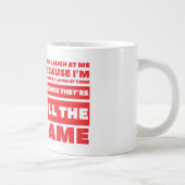 Rire Jumbo Mug (Droite)