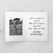 RIRE JUSQU'À CE QU'ON AIDE LA CARTE D'ANNIVERSAIRE (Intérieur)