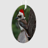 Rire Kookaburra Oiseau Noël Rouge Chapeau de Père  (devant)