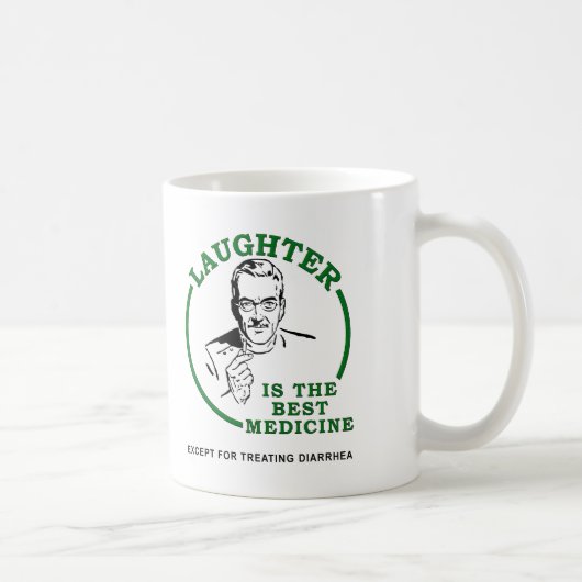 Rire la tasse drôle de médecine de diarrhée (Droite)