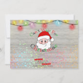 Rire Tout Le Chemin Famille Photo Cartes de Noël (Dos)