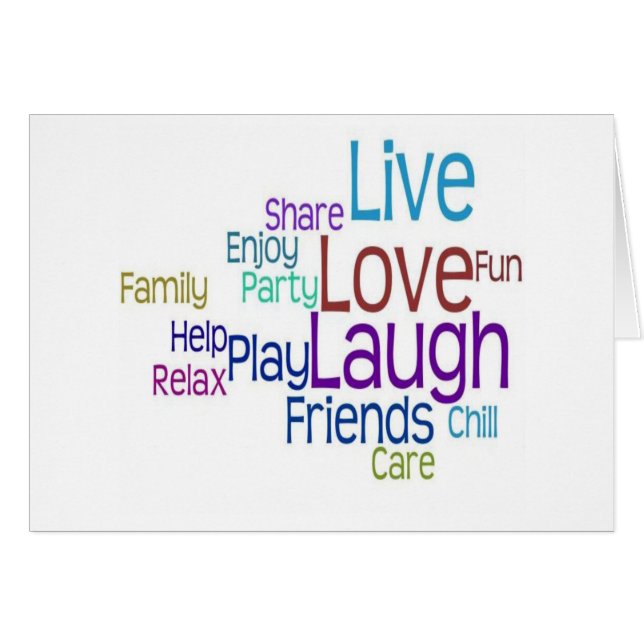 Rire vivant d'amour (Devant horizontal)