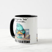 Rires quotidiennes et pauses café - Drôle café Mug (Devant gauche)