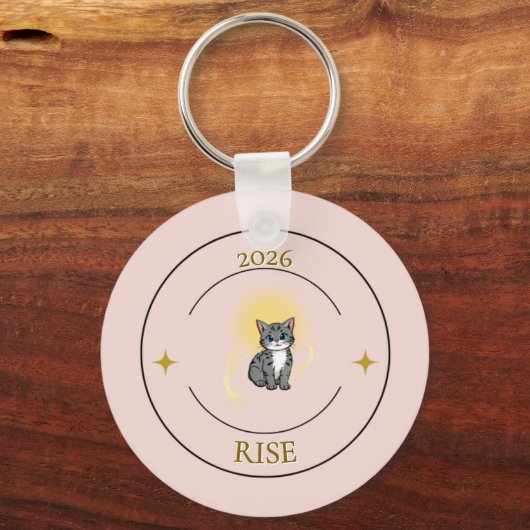 Rise 2026 Kitten Keychain (Voorkant)