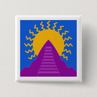 Rise Above Knop Vierkante Button 5,1 Cm