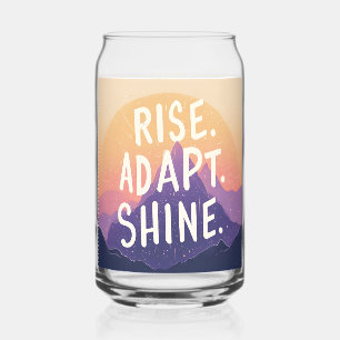 Rise Adapt Shine - Inspirational Mountain Sunrise