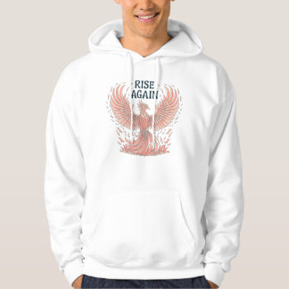 Rise Again: Pullover Hoodie van Phoenix Mannen