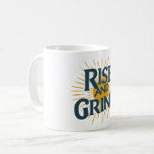 Rise and Grind: Verover je dag Koffiemok (Voorkant links)