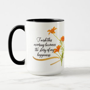 Rise and Shine Beyond Limits Bloemen Mok/Koffiekop Mok