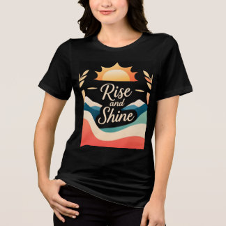 Rise and Shine: een nieuwe start Tri-Blend Shirt