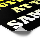 Rise and Shine Funny Poster (Hoek)